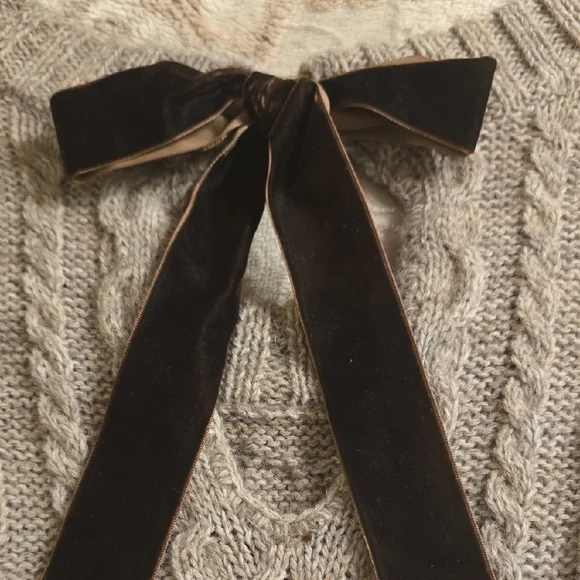 Yvos Cozy Cable Knit Short Sleeve Sweater Dress 79% Acrylic, 30% Alpaca. - Picture 12 of 16